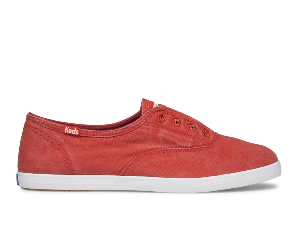 Slip Ons Keds Mujer Rojas - Chillax Seasonal - 976-SLUHDB